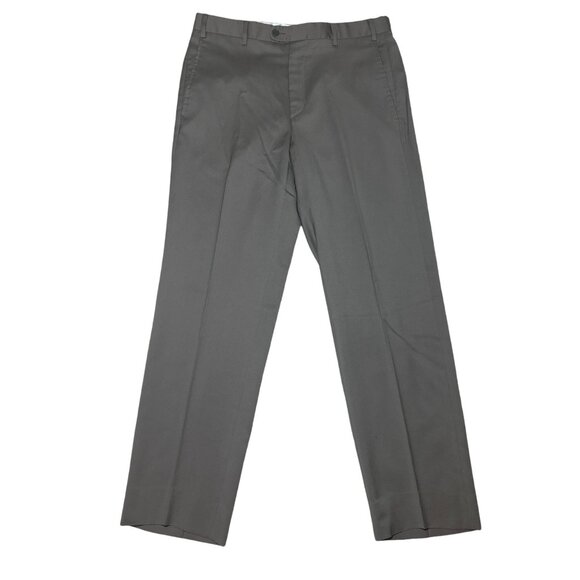 Zanella $350 Wool Dress Pants Men's W33x31 Todd Trousers Khaki Italy MINT - Picture 1 of 9